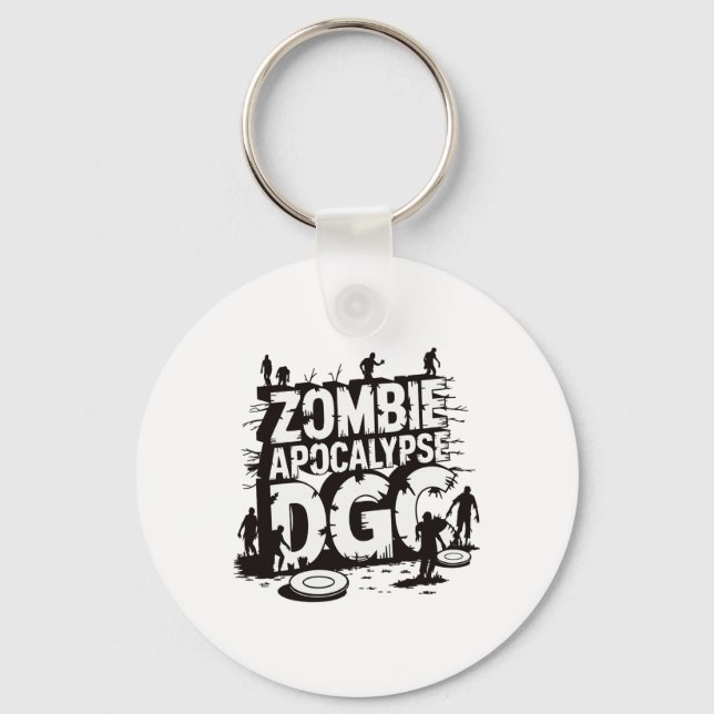 Porte-clés Apocalypse Zombie Dgc Drôle de Golf de Disque Amat (Recto)
