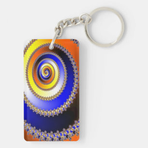 Porte-clés Apophyse Décor fractal - spirale