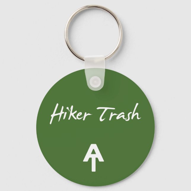 Porte-clés Appalachian Trail Hiker Trash Green  Key Chain (Recto)
