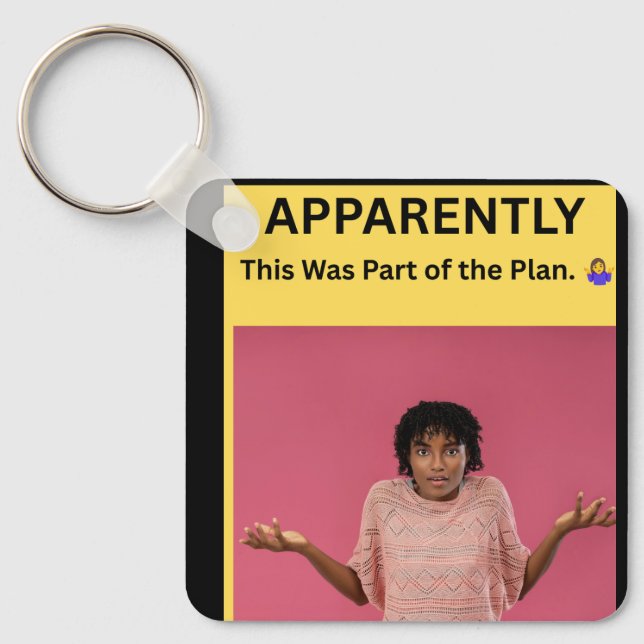 Porte-clés APParemment, c'était prévu. 🤷‍♀️ (Recto)