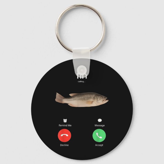 Porte-clés Appel Fih Me Rappeler Message Refuser Accepter Tél (Recto)