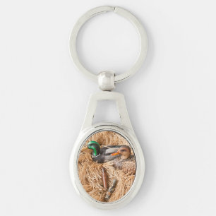 Porte-clés Appel Mallard Drake de canard chassant le porte -