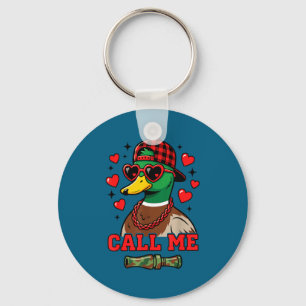 Porte-clés Appelle-moi chasse du canard colvert Joyeuse Saint
