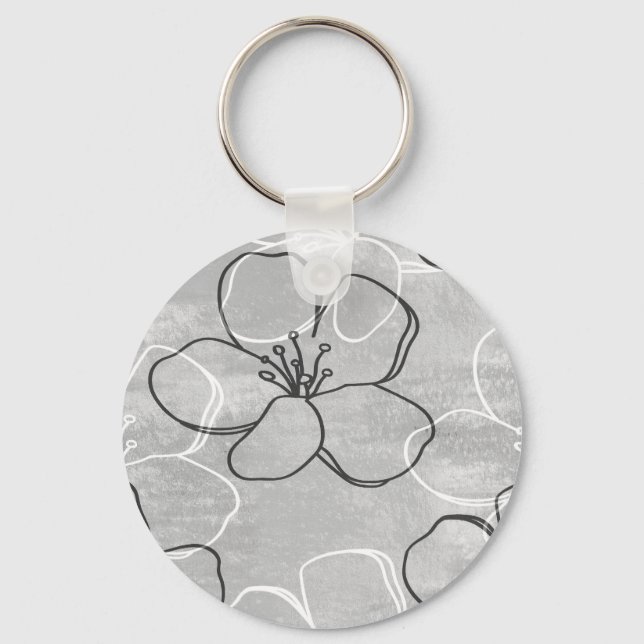 Porte-clés Apple Blossom Dream : Ornement Abstrait (Recto)