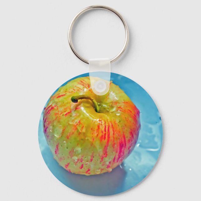Porte-clés Apple rougeoyant (Recto)