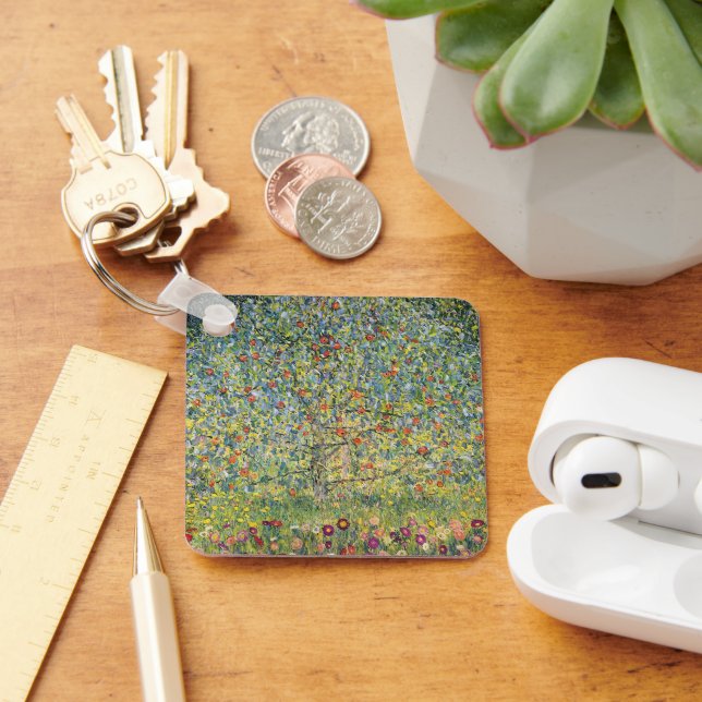 Porte-clés Apple Tree by Gustav Klimt, Vintage Art Nouveau (Bureau)