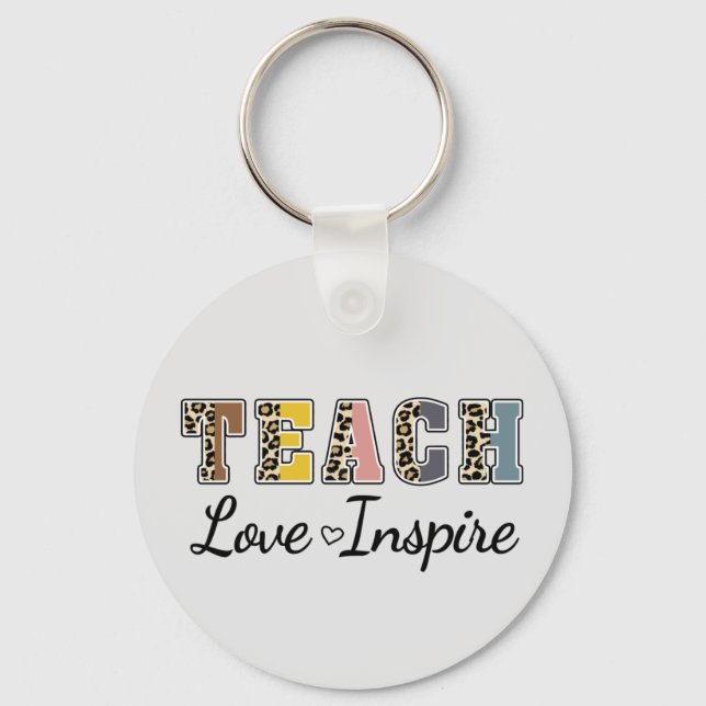 Porte-clés Apprendre, Amour, Inspirer (Recto)
