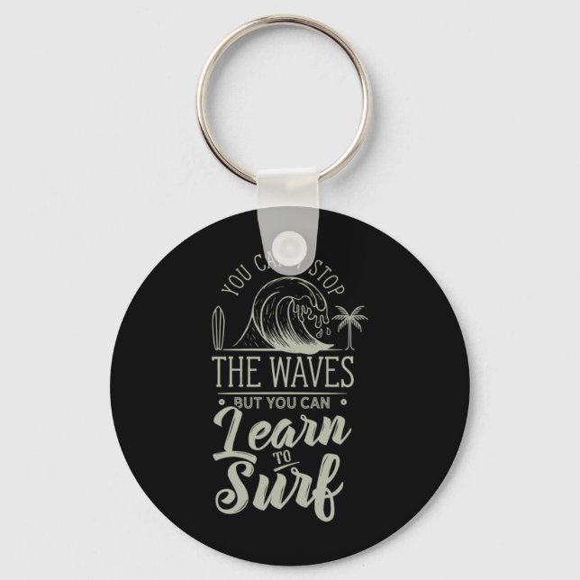 Porte-clés Apprendre Au Surf (Recto)