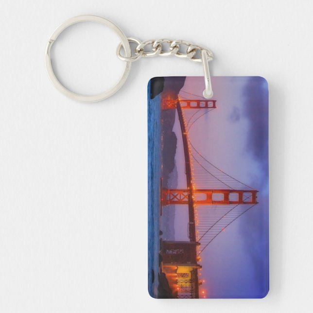 Porte-clés Après coucher du soleil à la plage de Baker (Devant)