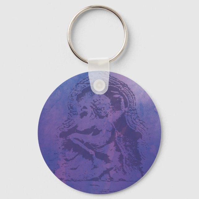 Porte-clés Apsara - Violet (Recto)