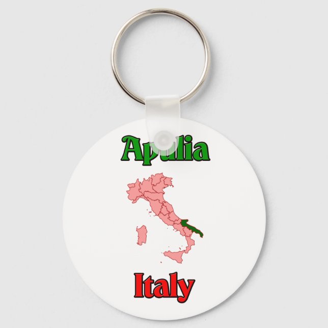 Porte-clés Apulia Italie (Recto)