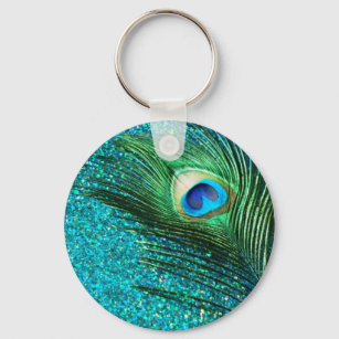 Porte-clés Aqua Peacock unique