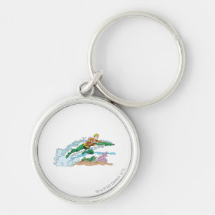 Porte-clés Aquaman saute sur Coral