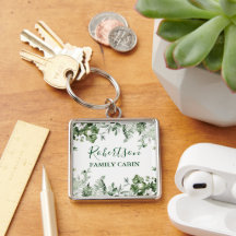 Aquarelle Botanique Ivy Ferns Sage Famille Cabine