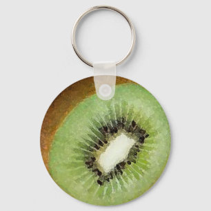 Porte-clés Aquarelle de kiwi - porte - clé