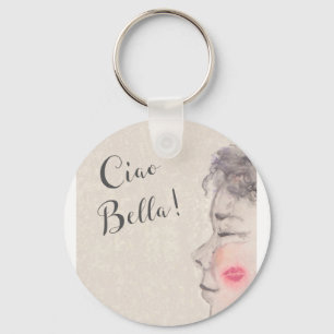 Porte-clés Aquarelle d'original de Ciao Bella