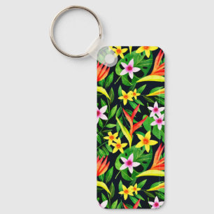 Porte-clés Aquarelle Fleurs Et Fruits Motif Floral-23768