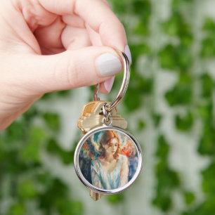 Porte-clés Aquarelle Guardian Angel Christianity