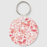 Aquarelle papillon rose