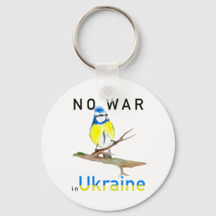 Porte-clés Aquarelle Pas de guerre en Ukraine Sac fourre-tout