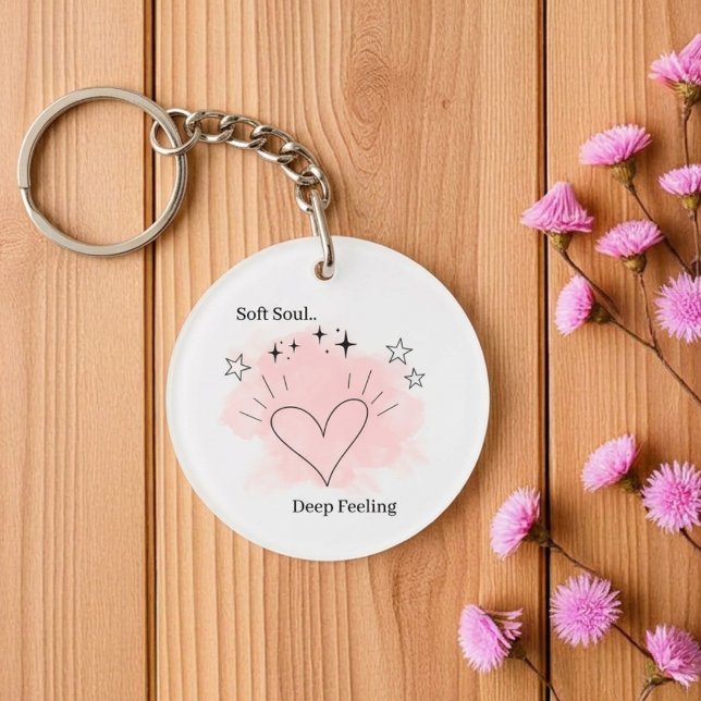 Porte-clés aquarelle personnalisé esthétique (Créateur téléchargé)