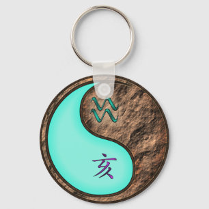 Porte-clés Aquarius & Earth Boar