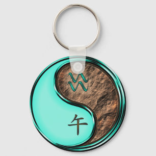 Porte-clés Aquarius & Earth Horse