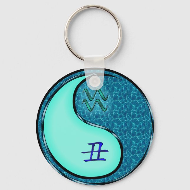 Porte-clés Aquarius et Ox d'eau (Recto)