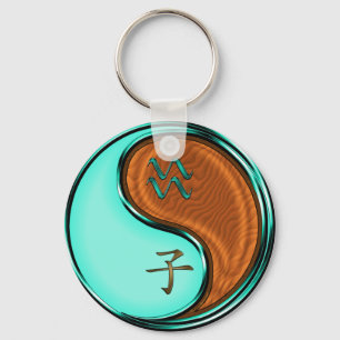 Porte-clés Aquarius et Rat de Bois