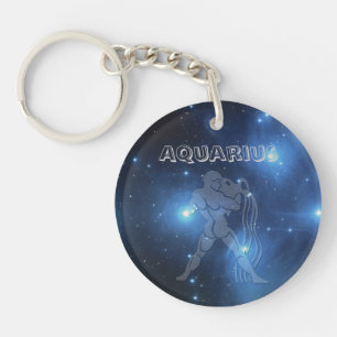 Porte-clés Aquarius transparent
