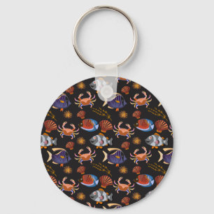 Porte-clés Aquatic animals ocean underwater life