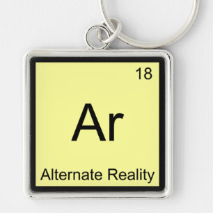 Porte-clés Ar - Réalité Alternative Funny Chimie Élément Tee
