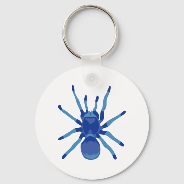 Porte-clés Araignée (bleue) (Recto)