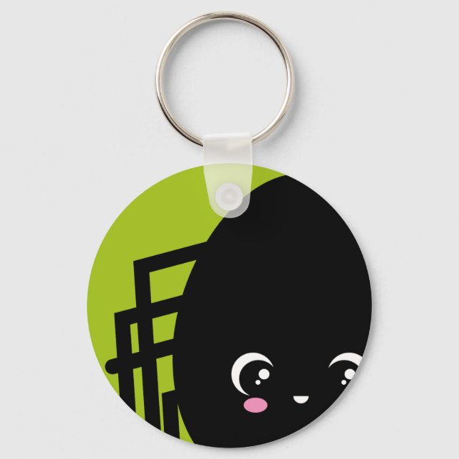 Porte-clés Araignée déplaisante - Halloween (Recto)