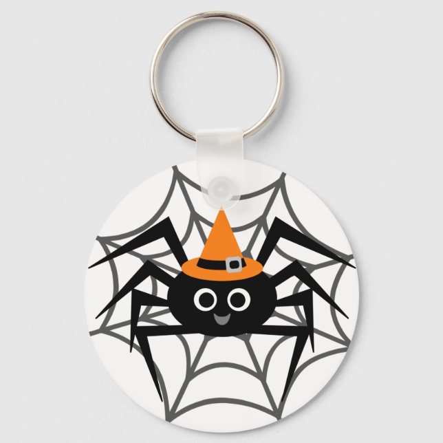 Porte-clés Araignée d'Halloween en maillots et cadeaux Web (Recto)