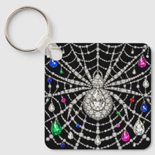 Porte-clés Araignée Glamouruse design Diamant Bijou