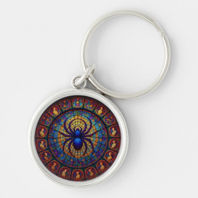 Porte-clés araignée mosaïque (Devant)