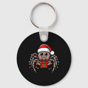 Porte-clés Araignée portant le chapeau de Noël Noël Noël Noël