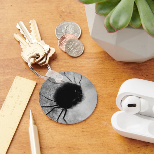 Porte-clés Araignée souriante par Odilon Redon, Halloween vin (Bureau)