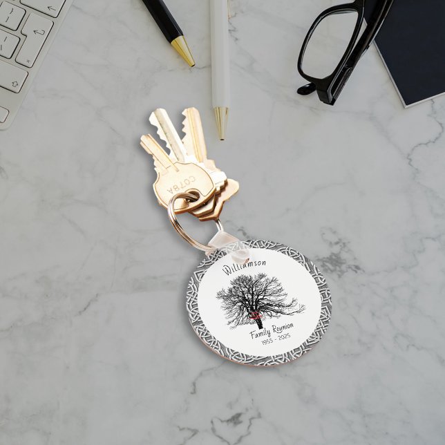 Porte-clés Arborescence de conservation de la réunion familia (Créateur téléchargé)