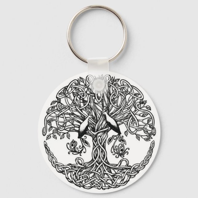 Porte-clés Arbre celtique porte - clé (Recto)