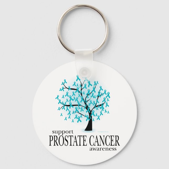 Porte-clés Arbre de cancer de la prostate (Recto)