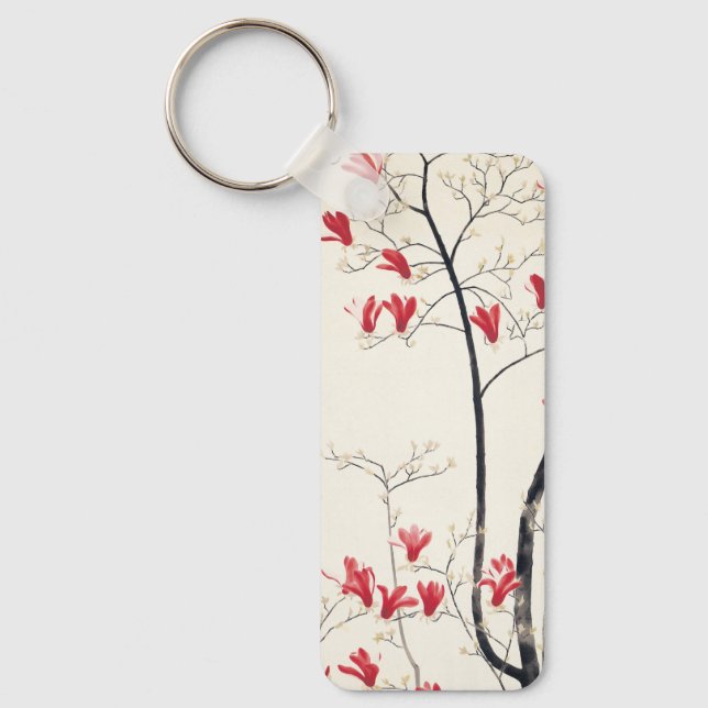 Porte-clés Arbre de Magnolia par Kobayashi Kokei, Nature Vint (Recto)