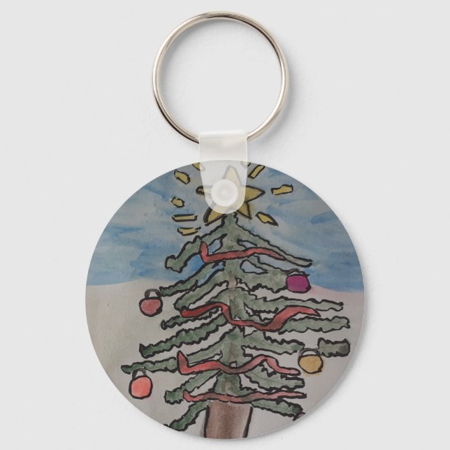 Porte-clés Arbre de Noël (Recto)