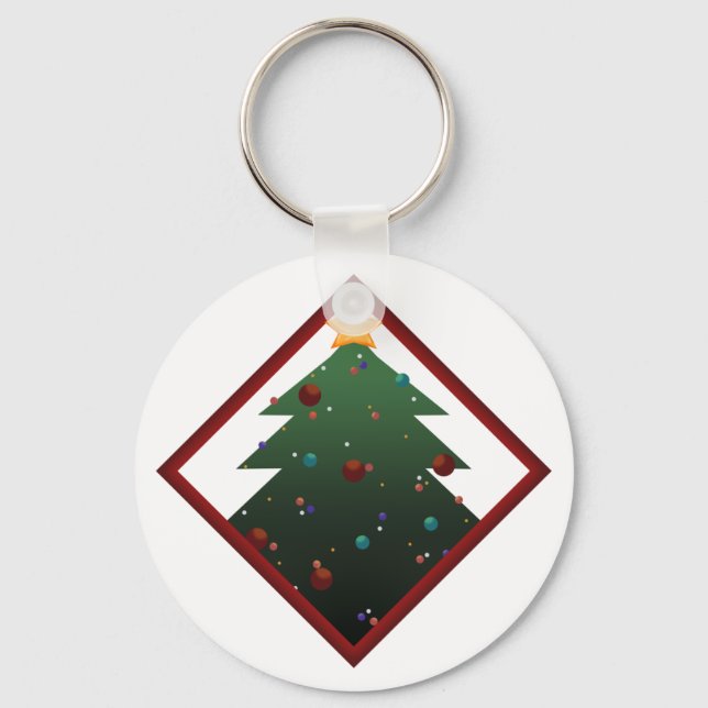 Porte-clés Arbre de Noël (Recto)