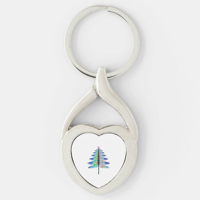 Porte-clés Arbre de Noël dragonfly (Devant)