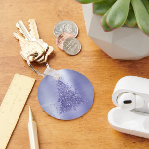 Porte-clés Arbre de Noël élégant Charming Lavender Purple