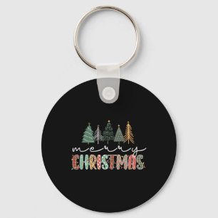 Porte-clés Arbre de Noël Joyeux Noël pour les femmes filles