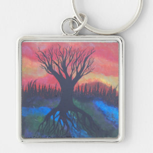 Porte-clés Arbre de porte - clé de la vie