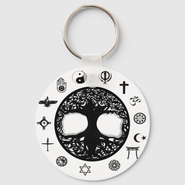 Porte-clés Arbre de vie Unité (Recto)